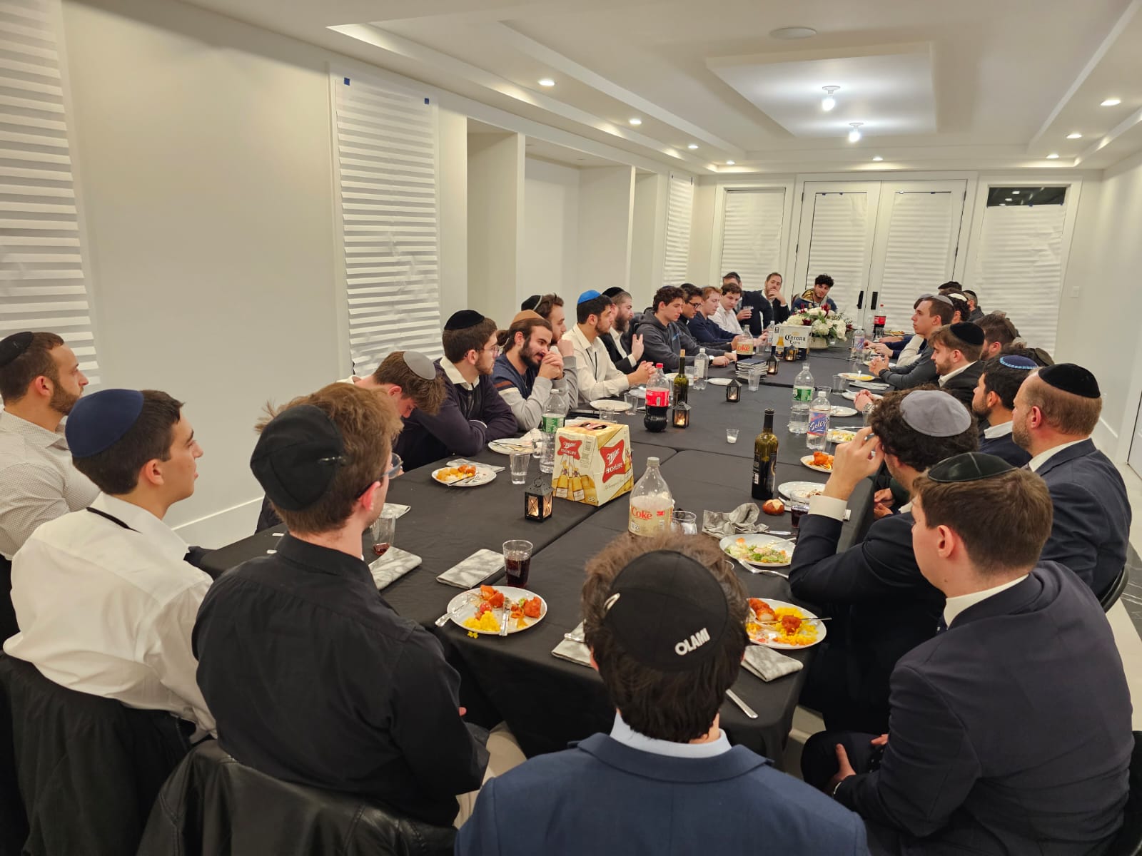 Wide view of the J³ Networking Week 2025 dinner